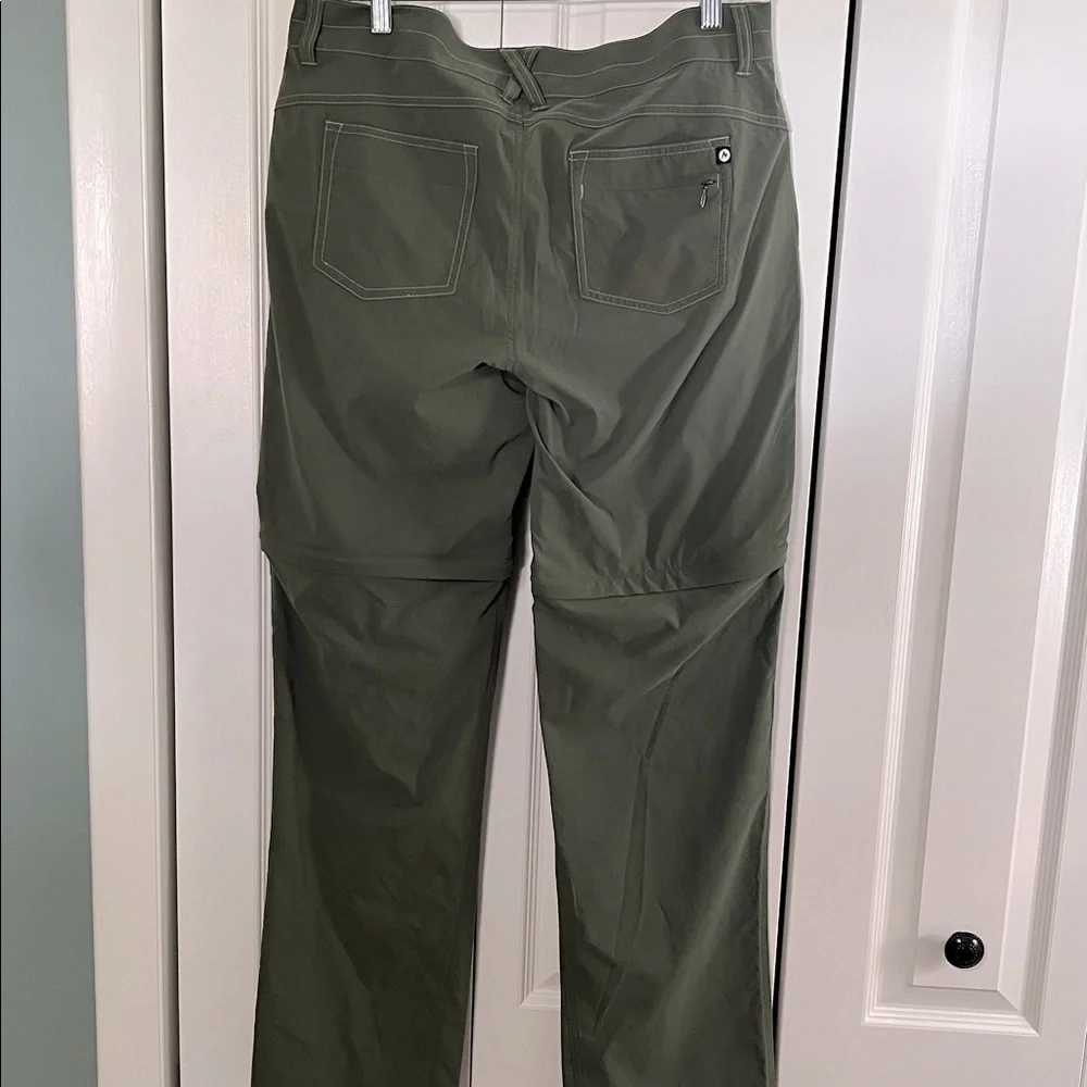Marmot women’s Kodachrome Convertible Pant In Crocodile Green